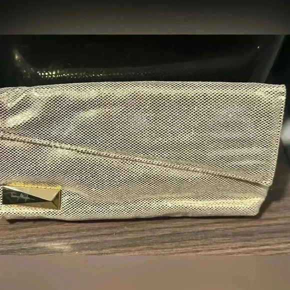 Thierry Mugler Gold Clutch - Picture 1 of 4